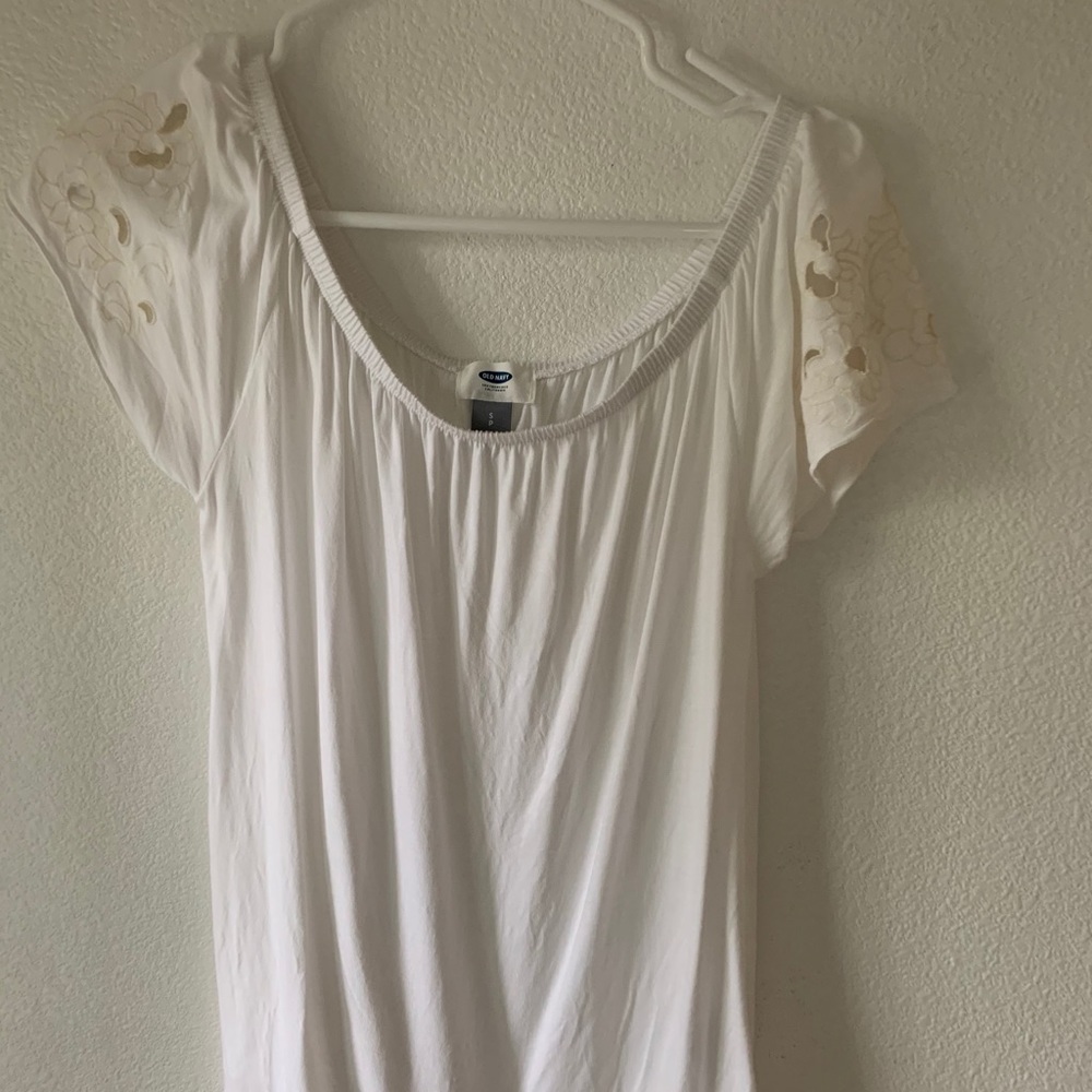 White old navy blouse